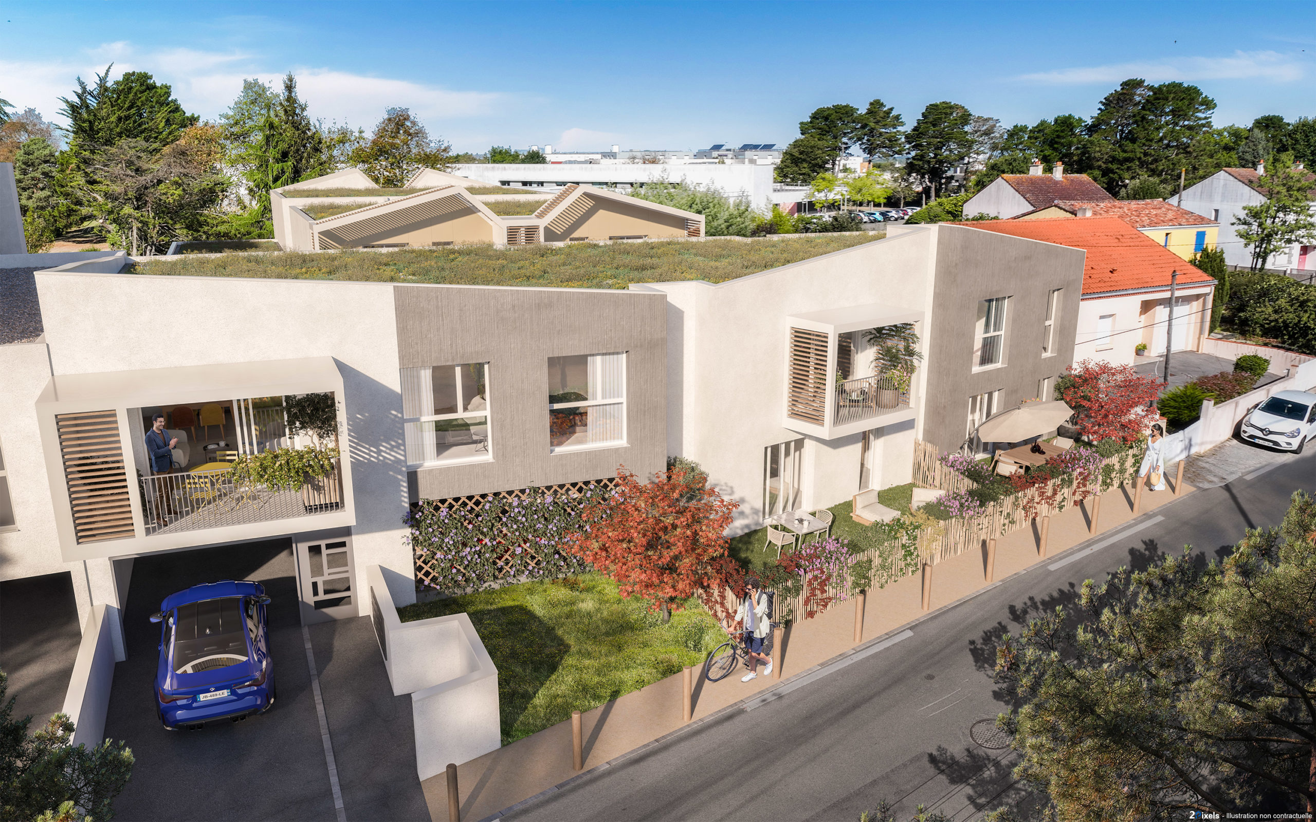 Villa Mermoz : Construction de  15 logements intermédiaires